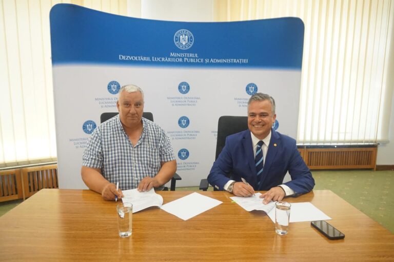 Sistemul de canalizare, extins în comuna Osica de Sus