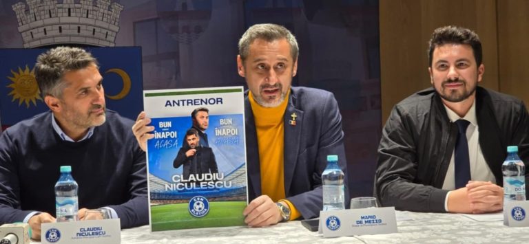 Claudiu Niculescu, noul antrenor al CSM Slatina