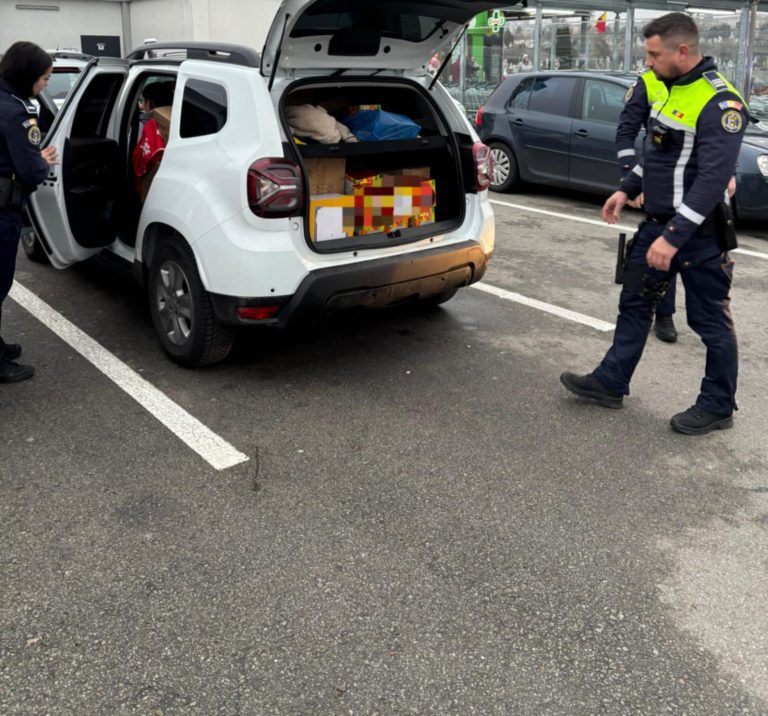 Materiale pirotehnice confiscate de poliţişti