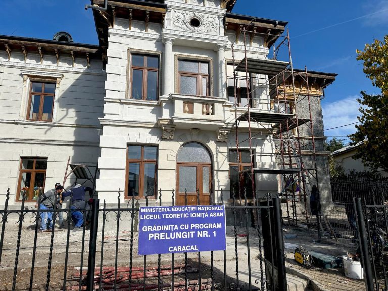 O grădiniță din Caracal întră în reabilitare