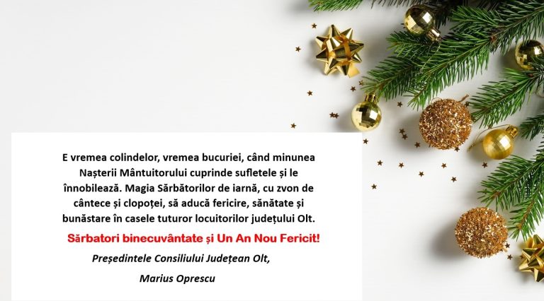 Sărbători Fericite!