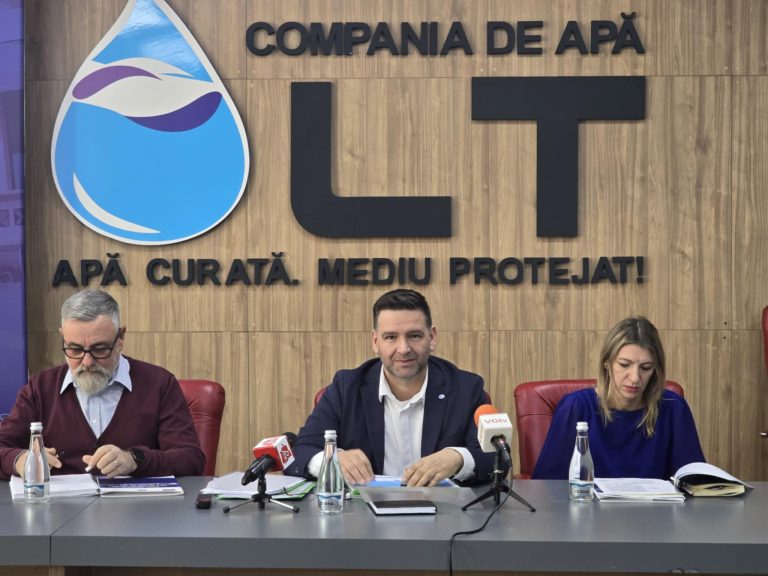 Compania de Apă Olt a prezentat stadiul lucrărilor pentru cel mai important proiect din județul Olt