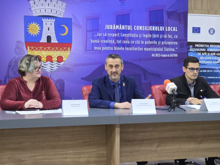 Iluminat public modern și eficient, datorită unui proiect implementat de Primăria Slatina