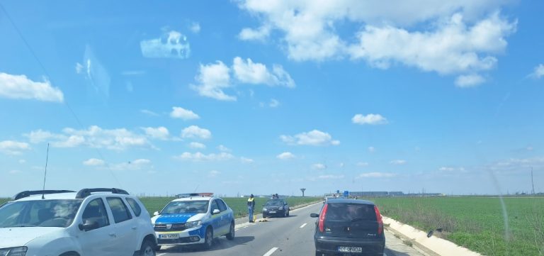 Accident pe DJ 546, la intrare în Slatina