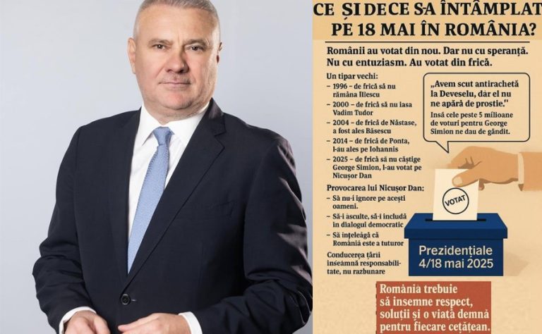 Gigel Știrbu, despre rezultatul alegerilor: ”Românii au votat din frică”