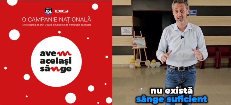 Mario De Mezzo mobilizează slătinenii să doneze sânge. Primăria Slatina, partener în campania ”Avem același sânge”