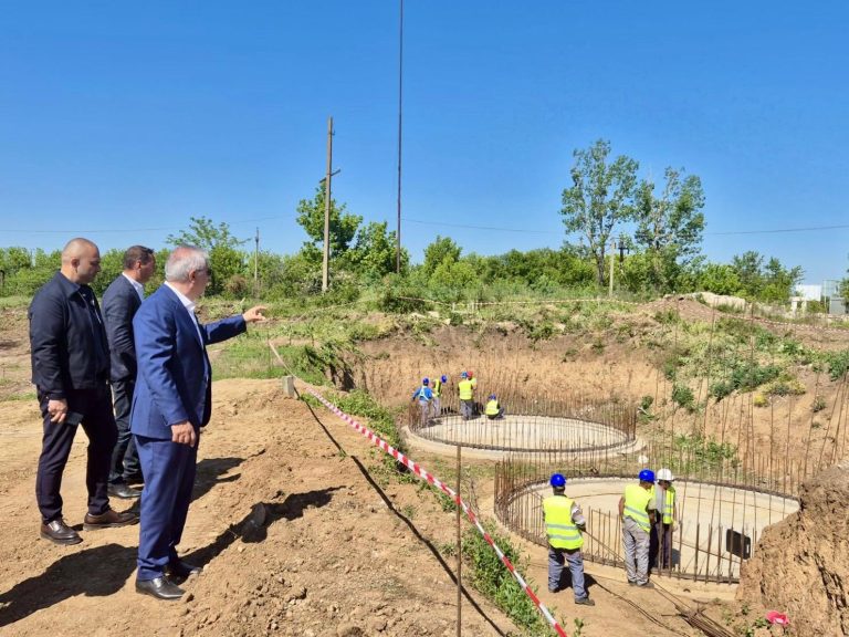 Lucrările de la stația de epurare, atent monitorizate de autoritățile locale din Caracal