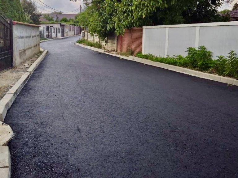 Primăria Caracal a finalizat asfaltarea pe alte artere importante