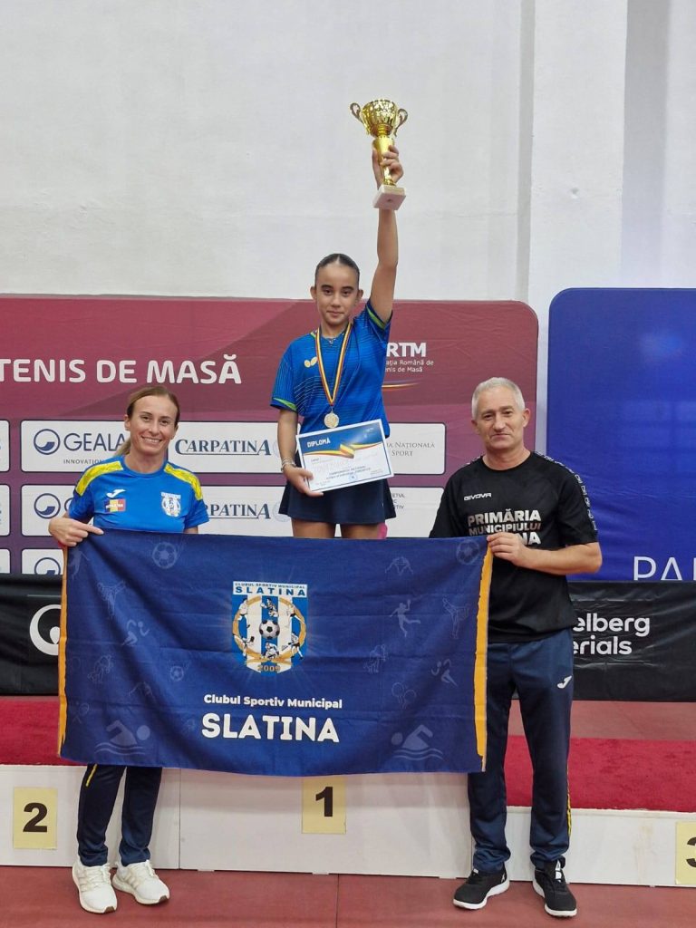 Aur după aur pentru sportiva CSM Slatina, Bianca Toma