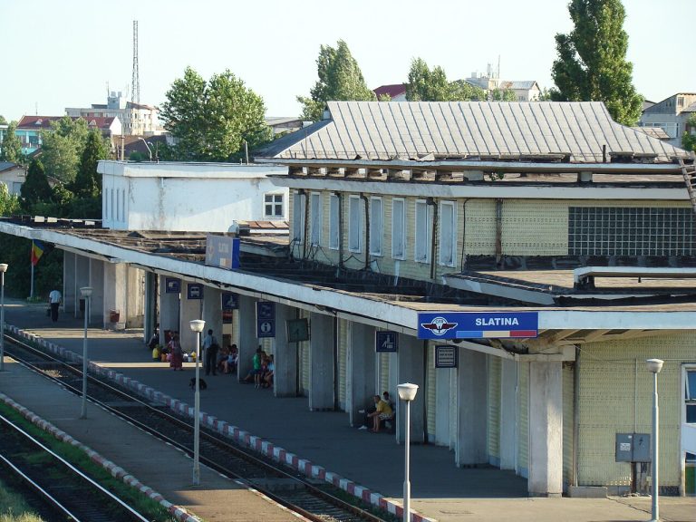 Gara Slatina, modernizată și transformată într-un nod intermodal