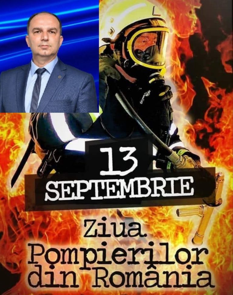 Deputatul Mihai-Adrian Țiu, mesaj de Ziua Pompierilor