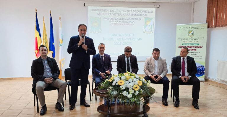 Început de an universitar la USAMV – Filiala Slatina