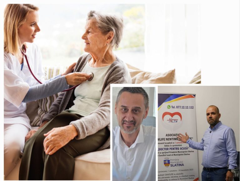 Servicii medicale gratuite la domiciliu pentru persoanele vulnerabile din Slatina