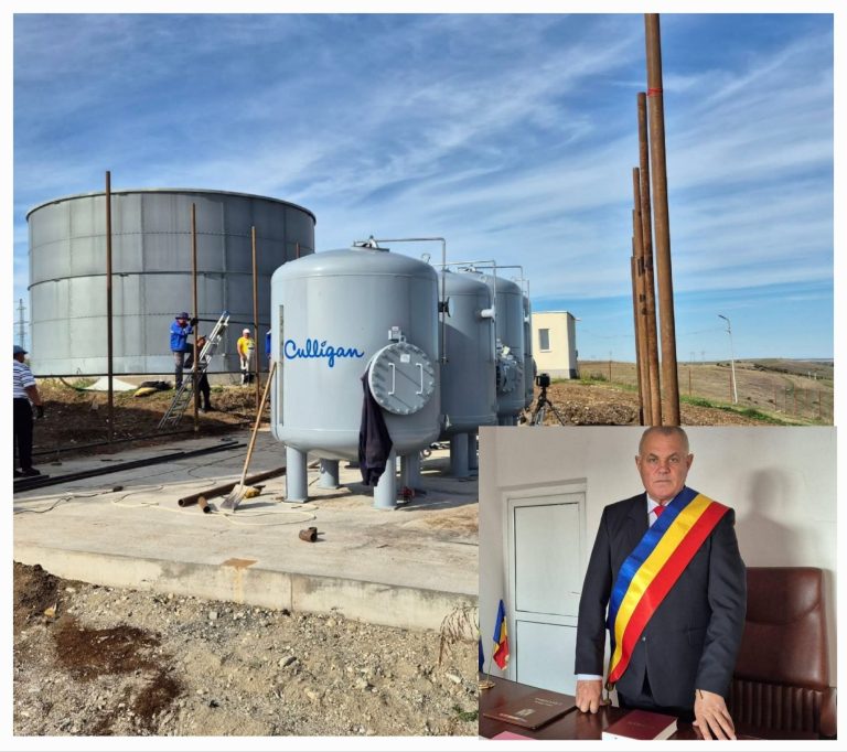 Sistemul de alimentare cu apă, un vis devenit realitate în comuna Brebeni