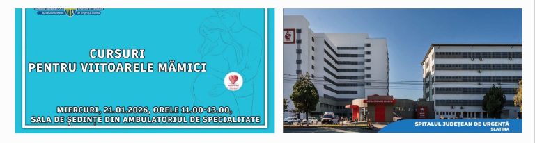 Cursuri pentru viitoarele mămici la Spitalul Județean de Urgență Slatina