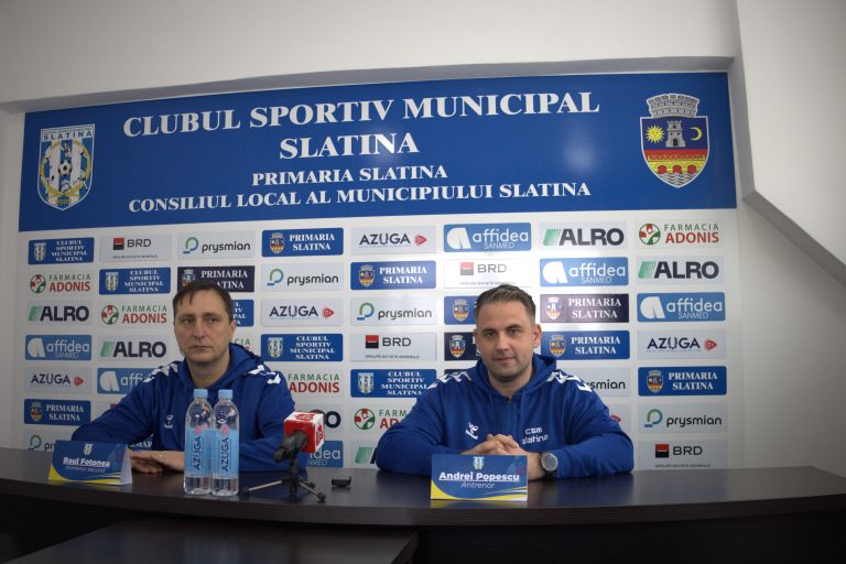 Echipa de handbal CSM Slatina, ultimele pregătiri înainte de confruntarea cu SCM Craiova