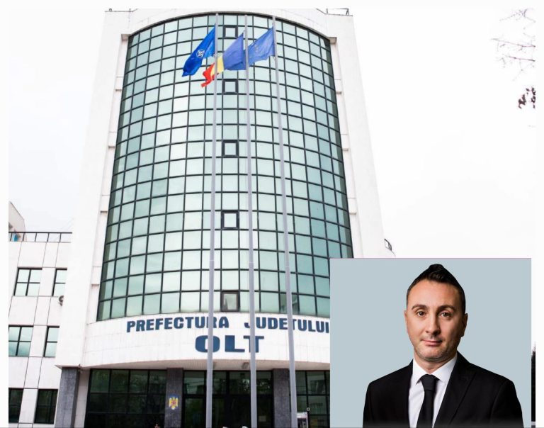 Prefectul județului Olt, Cosmin Floreanu, și-a anunțat demisia de onoare