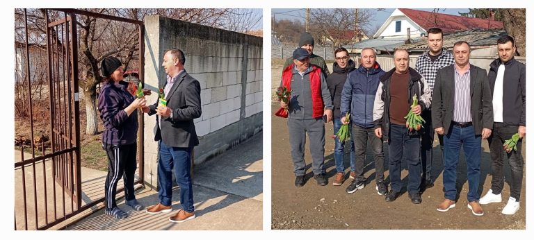Ziua Femeii a fost sărbătorită de Primăria Schitu. Mesaje de apreciere și flori pentru doamnele și domnișoarele din comună