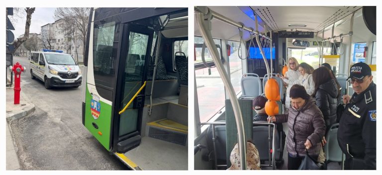 Acțiune comună a Poliției Locale Slatina și Loctrans Slatina: niciun călător fără bilet, un exemplu de responsabilitate civică