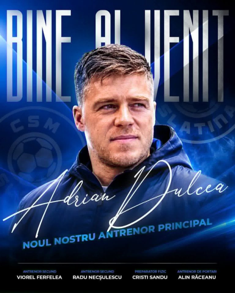 Adrian Dulcea revine la Slatina și preia banca tehnică a CSM Slatina