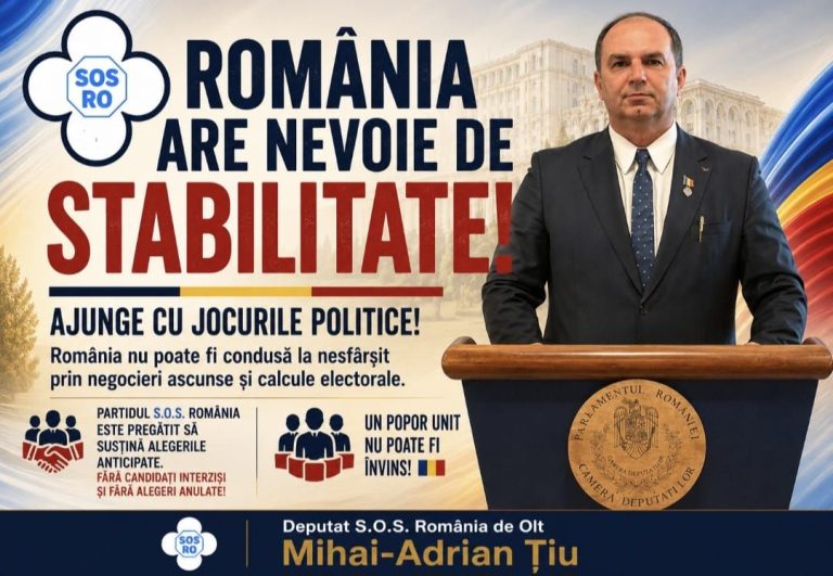 Interesul național, sacrificat pentru jocurile politice. Deputatul Mihai Țiu cere responsabilitate și respect pentru votul românilor