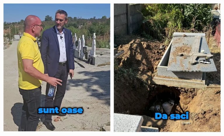 Descoperirile din Cimitirul Strehareți aduc Slatina în atenția întregii țări. Mario De Mezzo convoacă presa la fața locului