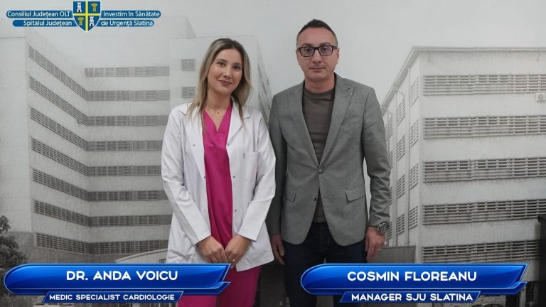 Medicul Anda Voicu se alătură echipei de Cardiologie a SJU Slatina