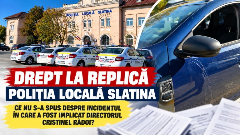 DREPT LA REPLICĂ- POLIȚIA LOCALĂ SLATINA